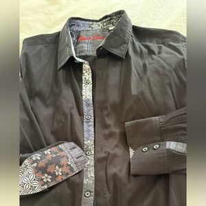 Men's Black Patterned Jacket